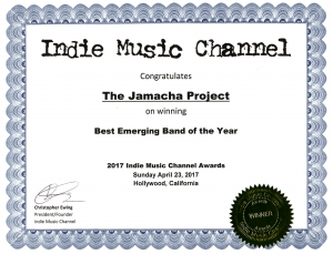 IMC 017 Best Emerging Band of the Year