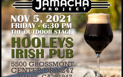 Friday, Nov. 5, 2021, 6:30 pm, Hooleys Irish Pub in La Mesa!