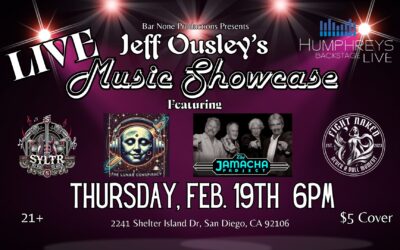Thursday, February 19, 2026, 6PM, Jeff Ousley’s Showcase at Humphreys Backstage Lounge